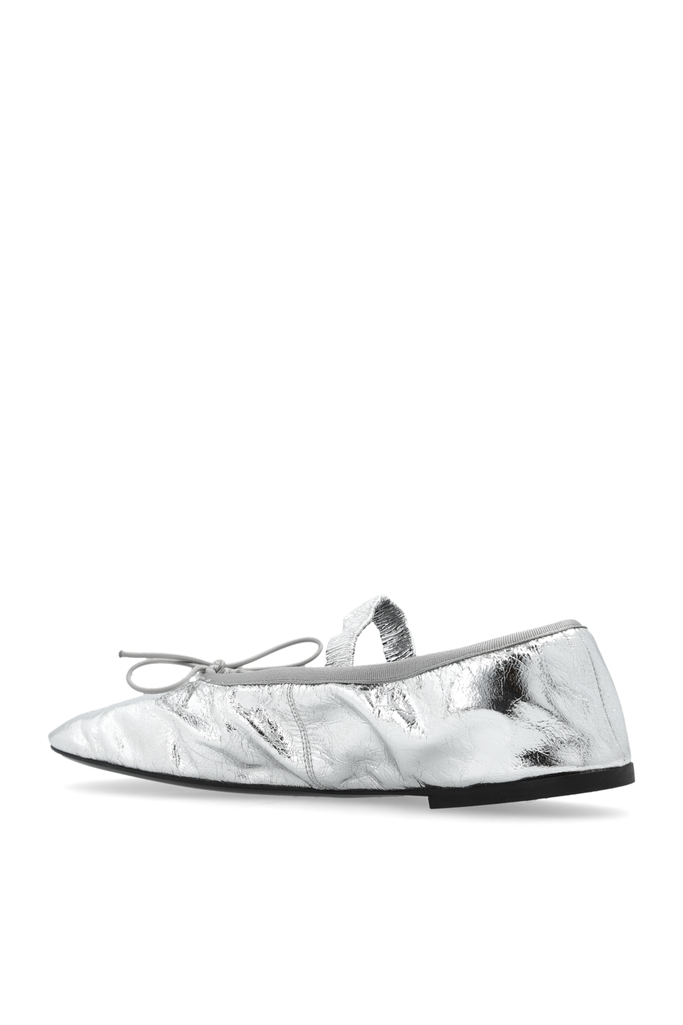 Silver Mary Jane ballet flats Proenza Schouler Vitkac GB